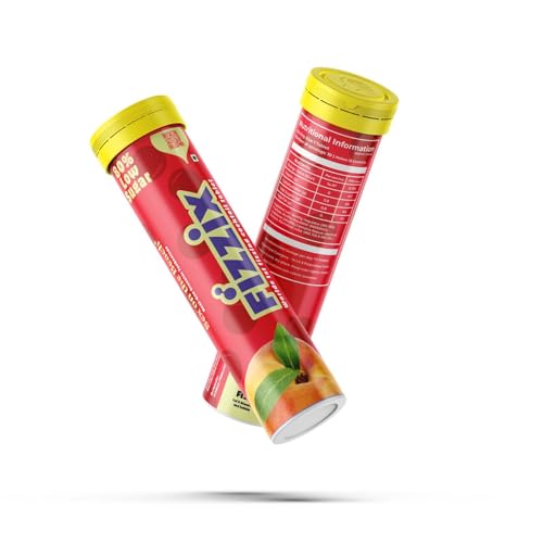 Image of Fizzix Cocktail Effervescent Tablets, 10 Pack, Low Sugar Drink Mix for Mocktails and Cocktails (SEX ON THE BEACH)