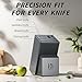 KnifeSaga Premium Knife Set 15 Pcs Quality Kitchen Knife Set with Block, Japanese High Carbon Stainless Steel Razor Sharp Knife Block Set, Acacia Wood Block Knife Set with Ergonomic Full-tang Handle