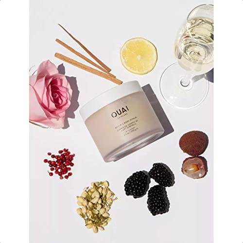 OUAI Scalp & Body Scrub, Melrose Place - Exfoliating Body Scrub with Sugar & Coconut Oil Blend for Smooth, Moisturized Skin - Gentle Scalp Scrub for Removing Product Build Up (8.8 Oz) - Image 3