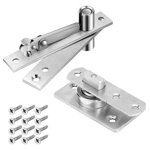 Charnière pivotante robuste pour sécuriser une grande cloison bois - 2