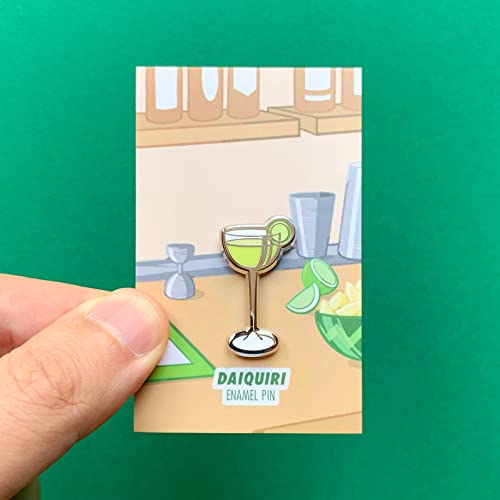 Image of Classic Cocktail Cute Enamel Pins for Bartender Aprons, Jackets, Backpacks and Purses, Shirt and Suit Lapels, Button Badges Brooch Fashion Jewelry