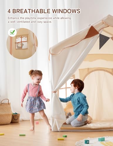 Besrey Kids 2-in-1 Play Tent