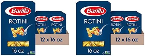 Barilla Rotini Pasta, 16 oz. Box (Pack of 24) - Non-GMO Pasta Made with Durum Wheat Semolina - Italy's #1 Pasta Brand - Kosher Certified Pasta