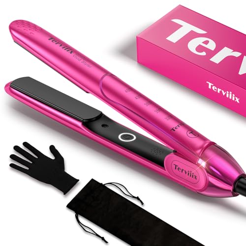 Plancha de cabello profesional Terviiix 1 pulg cerámica miniatura 1