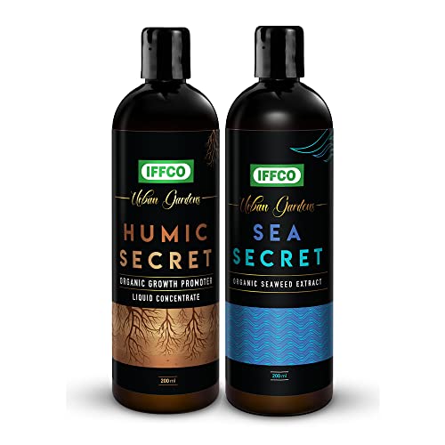 IFFCO Urban Gardens - Plant Growth Booster Combo - 400 ML - Seawe...