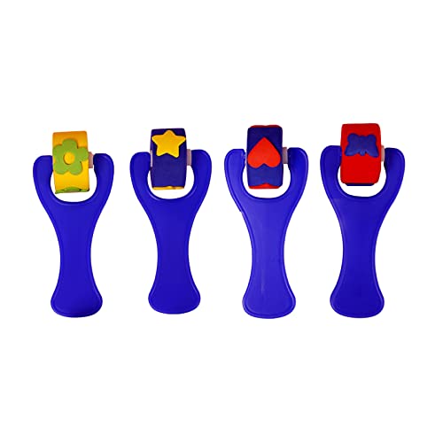 Esponjas de pintura para manualidades y kit de pincel de esponja EVA