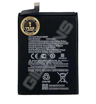 Image of Original BN57 Battery for Redmi Poco X3 NFC /M2007J20CG / M200J20CT /M2102J20S1 / M2102J20SG Battery with 1 Year Warranty** (EE153)