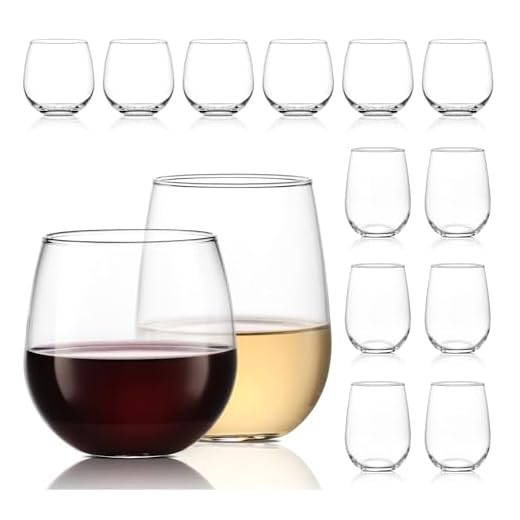 Libbey Stemless Wine Glasses Set