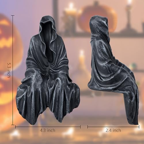 Resin Tabletop Gothic Decor Sitting Statue Resin Statue Gothic Decor Fits On Sturdy Shelf and Has A Cool Mystic Look 51 Inch