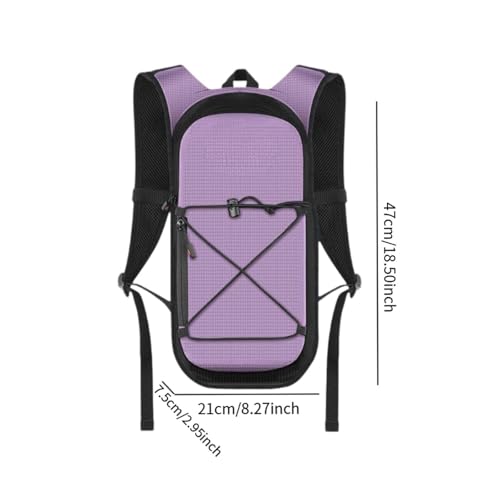 Mochila de Hidratación Ligera Morada 2L para Senderismo miniatura 4
