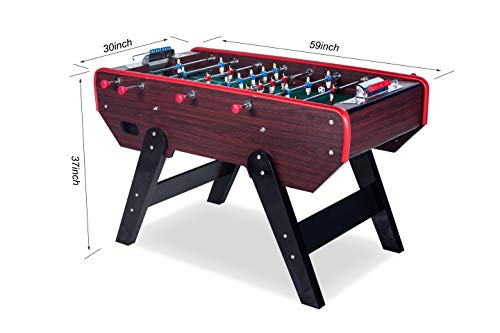 Kick Galaxy 55″ Telescopic Rods Foosball Table (Brown) #TOP5