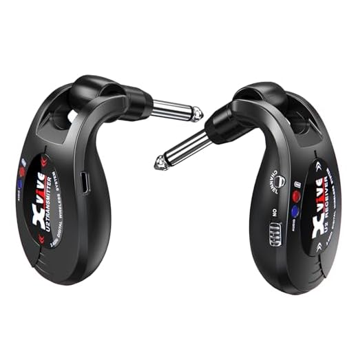 Xvive U2 Wireless Guitar System Rechargeable 2.4GHz Guitar Wireless Transmitter and Receiver for Electric Guitar Bass