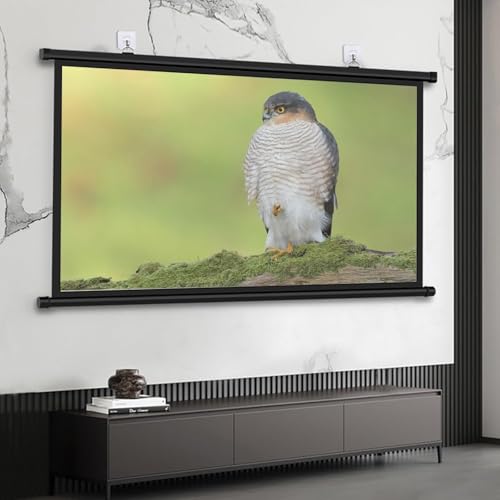 Pantalla Proyector Manual Retráctil 72" 16:9 miniatura 3