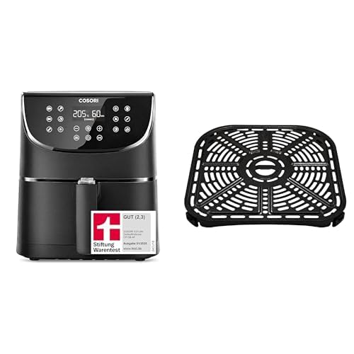 COSORI CP158- AF Heißluftfritteuse Airfryer, 11-in-1 Air Fryer XXL 5,5 L und COSORI CP158- AF Heißluftfritteuse Original Ersatzbackblech