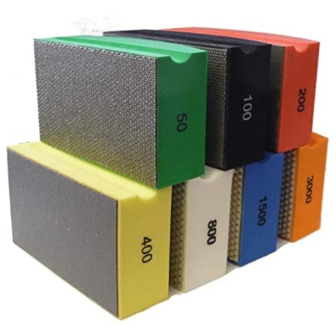 Toolocity DHPSET Diamond Hand Polishing Pads for Stone Cover