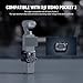 NEEWER Pocket 3 Cage, Aluminum Alloy Gimbal Camera Video Recording Rig with Built in Action Camera Accessory Adapter 1/4