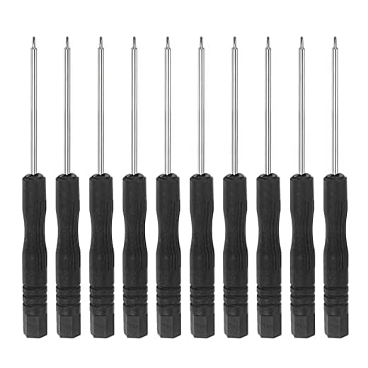 Mini Phillips Screwdriver, 1.5mm Cross Head for Watch Eyeglasses Electronics Repair, 10 Pcs