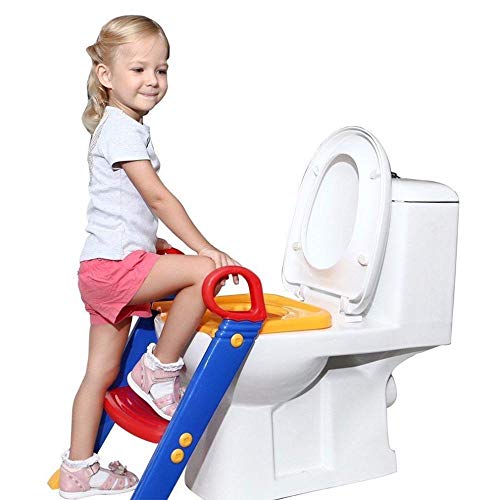 Chaise de pot antidérapante pour enfants avec marchepied réglable de WC