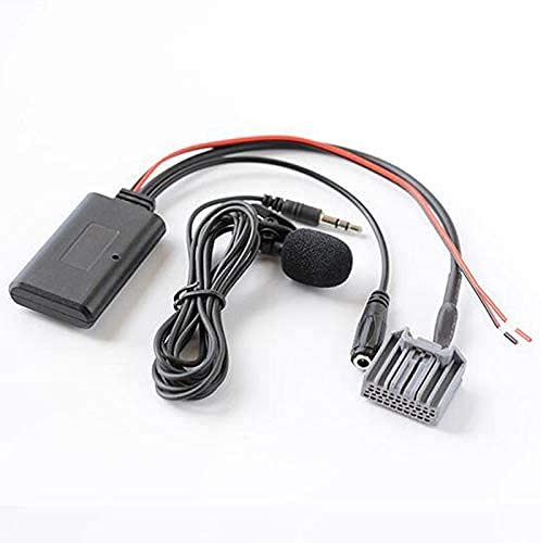 Car Stereo CD Changer Microphone Kit Hands-Free Adapter for Phone Calls Bluetooth Auxiliary Cable for Honda Civic CRV