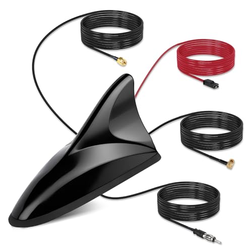 Antena de radio para coche y autocaravana con GPS y recepción digital en ruta