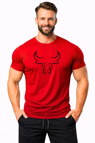 Image of 3Colours RGB Active Fit T-Shirt - Lightweight Polyester Sportswear-Bull