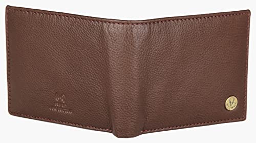 Image of WildHorn Rfid Protected Leather Wallet For Men, Walnut