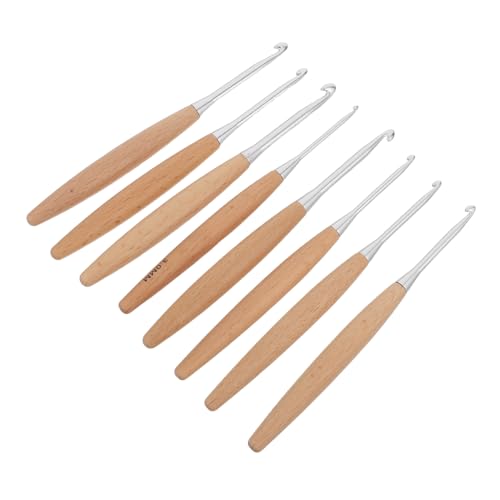 Crochets bois pour tricot fluide de grandes couvertures de canapé