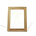 Produktbild LRHD HauptDécor Beech Basis Kreative Fee Photo Frame Ornament Massivholz-Nachtlicht, Nachttischlampe Dekoration Dekoration Beleuchtung mit USB-Button Switch