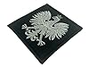 Poland Polish Polska Subdued Black Eagle Crest Flag Embroidered Airsoft Paintball Cosplay Patch #1