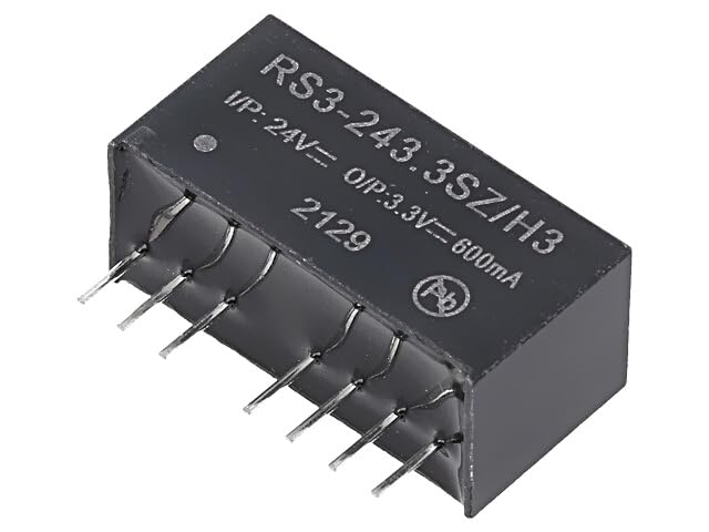 Convertisseur DC/DC 3W RECOM régulateur de tension 9-27V vers 3.3V boîtier SIP8