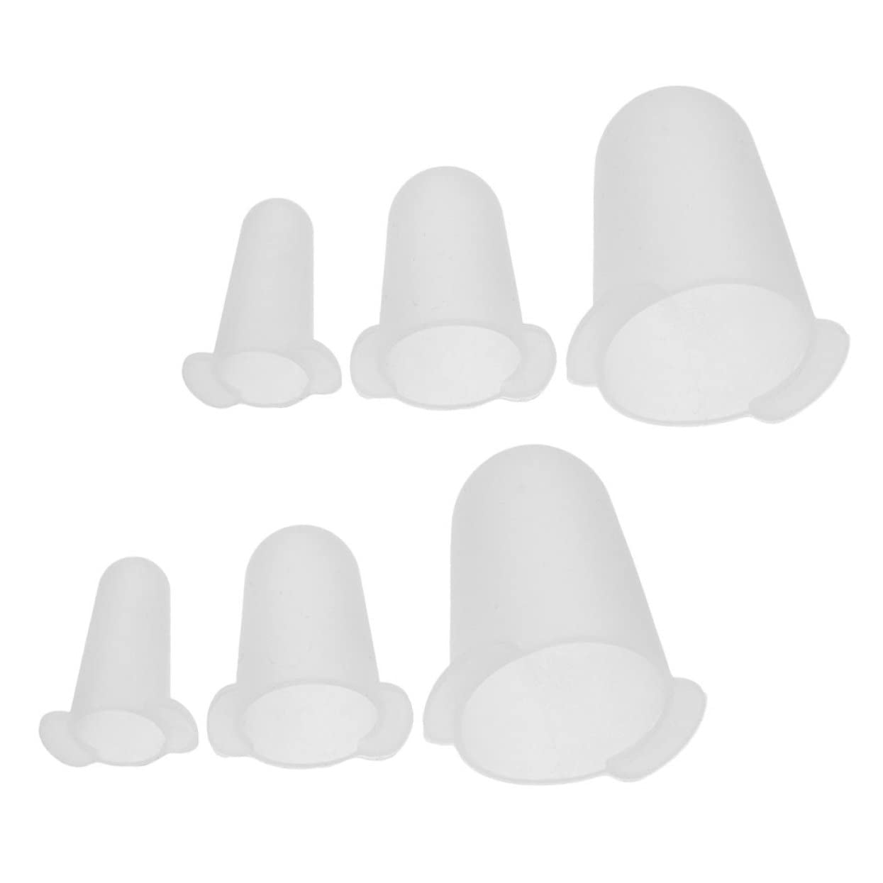 GALPADA Blanc Capuchon pour Douille à Pâtisserie 6 Pièces Silicone