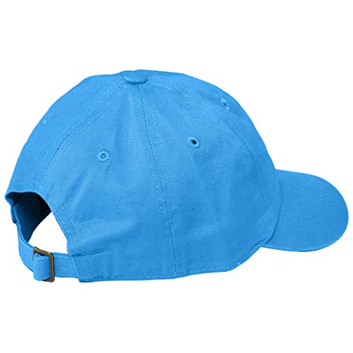 Kids Boy Girl Baseball Cap Hat Washed Low Profile 100% Cotton Soft Lightweight Adjustable Size (2-5 Years, Turquoise) #TOP2
