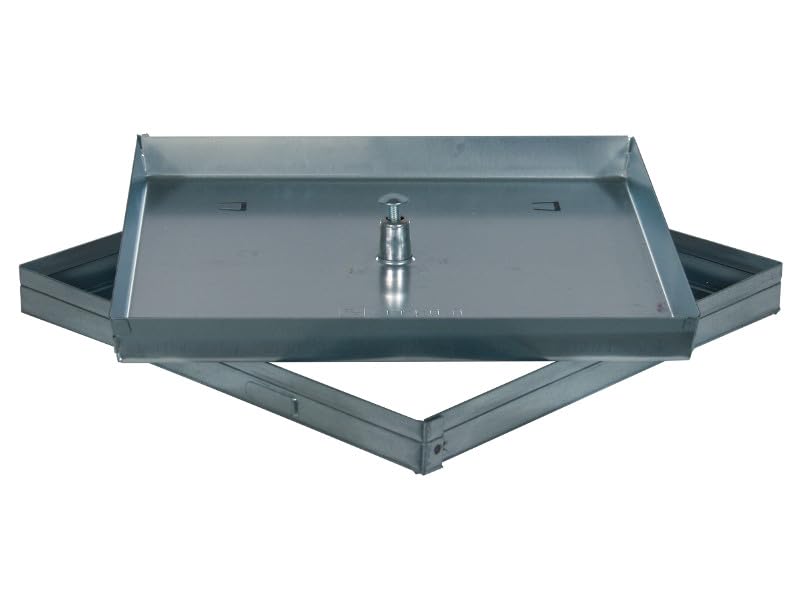 Sigillo Chiusino Porta Pavimento In Acciaio Inox - 53x53 Cm, Altezza 5 Cm, Per Pozzetti Esterni - Foto 7