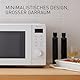 Panasonic NN-GD34QWEPG 29L Grill-Mikrowelle, 1000 W, automatisches Auftauen, Kombinationsgaren, Timer, Weiß