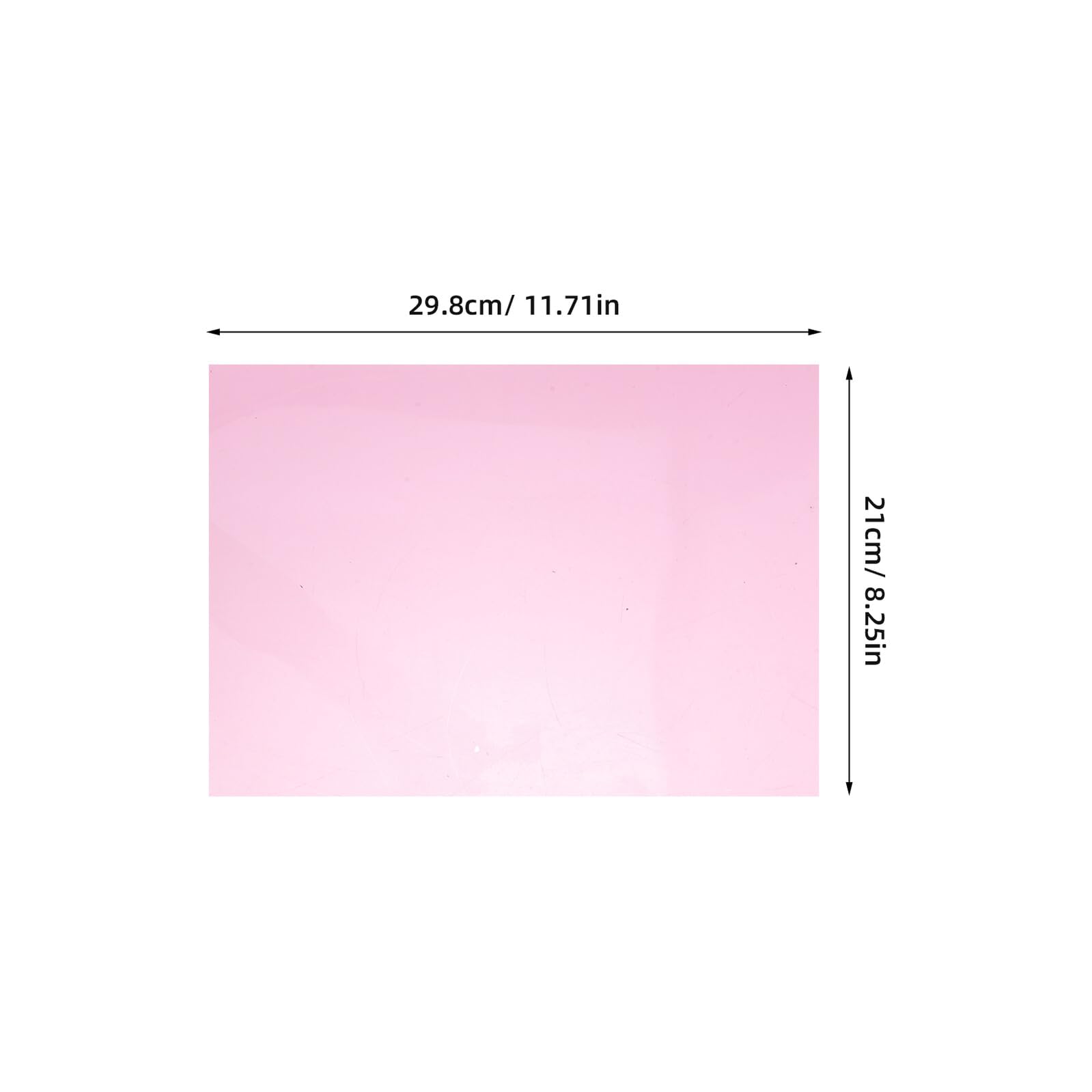 BESTonZON 50 Blatt Buntes Bastelzellophan A4 Transparentpapier aus Pvc Leicht Zuschneidbar für Modellbau und Lichtstreuung Bastelarbeiten