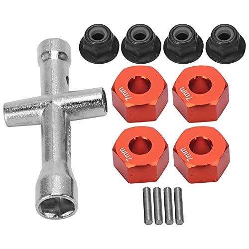Dpofirs M4 �t�����W ���b�N �i�b�g & 12mm �Z�p�n�u �A�_�v�^�[ �Z�b�g | 1/10 RC�J�[�p�N���X�����`�t��7mm���A���~�j�E�������A�b�v�O���[�h (��)