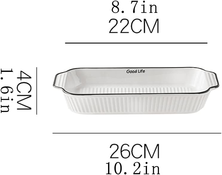 ベーキング オーブン皿 耐熱皿 セラミック耐熱皿セット 長方形 ベーキングディッシュ 料理 ケーキ ディナー バンケット 日常使用