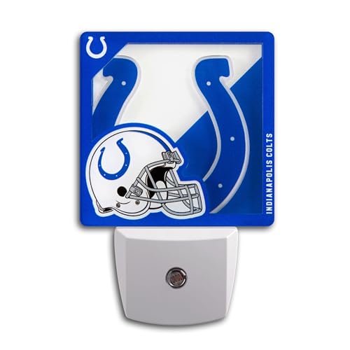 YouTheFan NFL Indianapolis Colts 3D Logo Series Nite Light