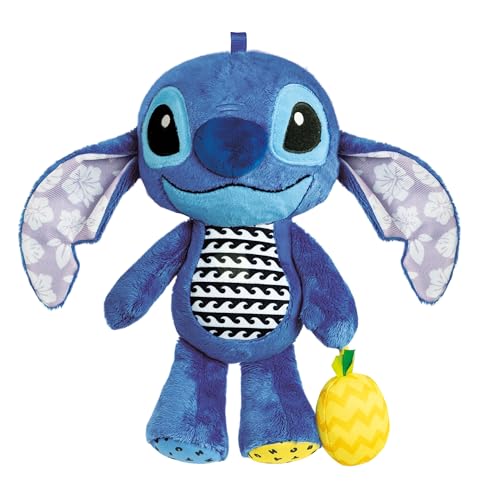 Clementoni Peluche Disney Stitch - Blandito De Peluche Colorado, Recièn Nacidos Estimulaciòn Multisensoriàl, Desarrollo De Percepción Tactil y Psicomotricidad Fina, Juguete Bebé 3-36 Meses, 17918 Clementoni Peluche Disney Stitch - Blandito De Peluche Colorado, Recièn Nacidos Estimulaciòn Multisensoriàl, Desarrollo De Percepción Tactil y Psicomotricidad Fina, Juguete Bebé 3-36 Meses, 17918