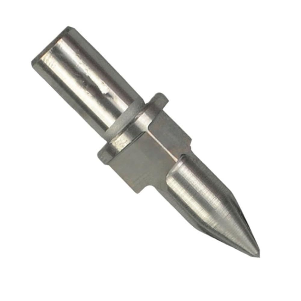 Hot Melt Short Drill Bit Flat Mouth Type, Solid Carbide Thermal Friction Cutter for Metal Hole Making 1piece(4.5mmxM5)