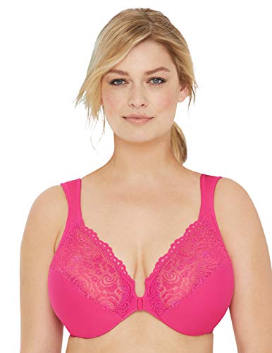 Image of Glamorise Full Figure Plus Size Wonderwire Front-Closure Bra Underwire #1245
