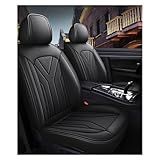 カーシートカバー、車 シートカバー に適し フォード・プーマ K2/プーマ St K2 2020 2021 2022-2026、前席・後席 5席カーシート、ユニバーサルフルセットレザーカーシートカバー、全天候型PUレザー通気性放熱防水(A)
