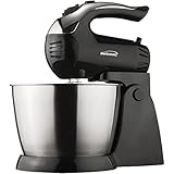 Brentwood Stand Mixer, 5-Speed + Turbo, Black