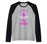 Perfekt Step Aerobics Apparel que dice "I Am A Step Aerobics Junkie" para instructores de aeróbic y fanáticos del fitness. Regalo para aeróbicos