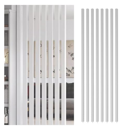 Colonnes de séparation en lattes de bois pour sublimer votre bureau