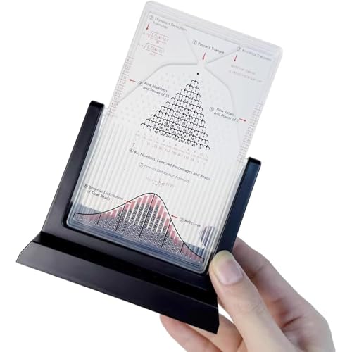 Galton Board for Scrivania, modello di sperimentazione fisica, tavola Dalton con curva a campana, dimostrazione di leggi statistiche efficaci, strumento didattico per laboratorio di fisica