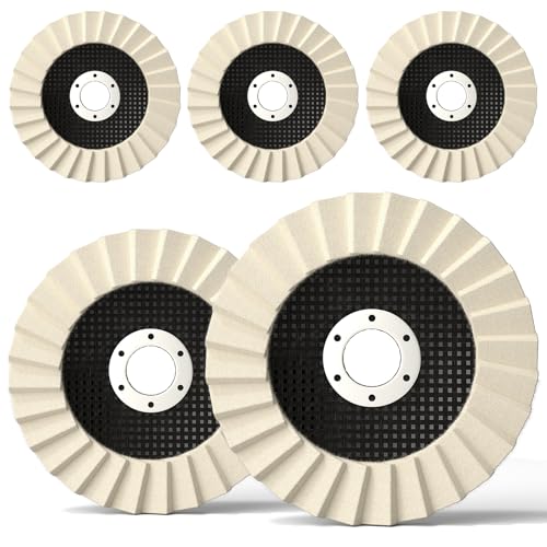 Disques de polissage haute densité BURMONG 115 mm pour un effet miroir parfait sans rayures
