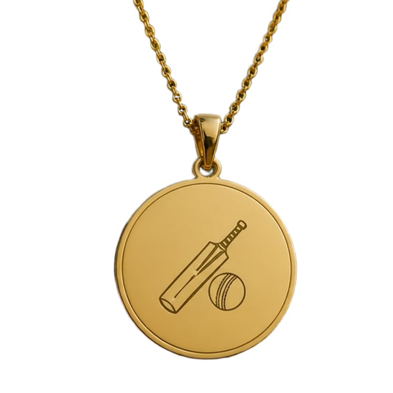 Pendentif cricket argent 925 plaqué or bijou quotidien sport LKBEADS