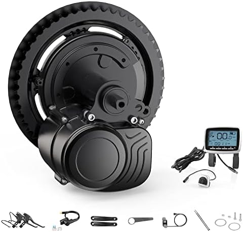 Varstrom Tongsheng TSDZ2B Mid Drive Kit 48V 500W Torque Sensor Electric Bicycle Concversion Kit 2022 Upgraded TSDZ2 DIY Ebike Engine for 68MM – 73MM Bottom Bracket Mountain Bike Road Bike