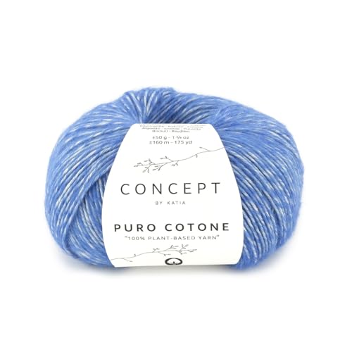 Puro Cotone by Concept di Katia gomitoli da 50 grammi e 160 metri (61 - Blu Royal)